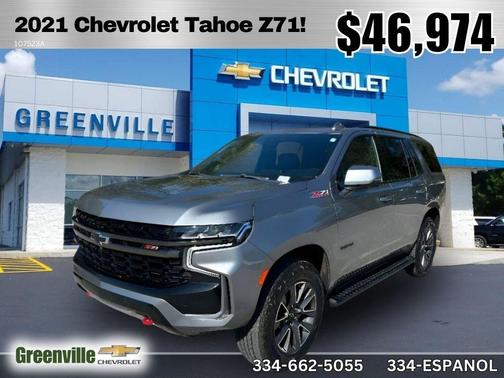 Gray 2021 Chevrolet Tahoe Z71