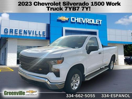 White 2023 Chevrolet Silverado 1500 WT