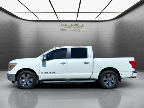 White 2018 Nissan Titan SL