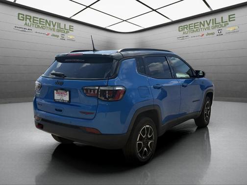 Blue 2025 Jeep Compass Trailhawk