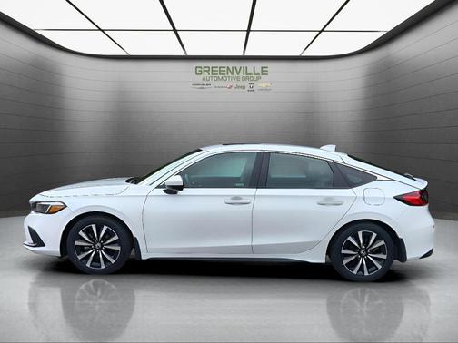 White 2023 Honda Civic EX-L