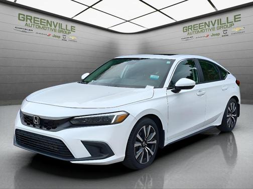 White 2023 Honda Civic EX-L