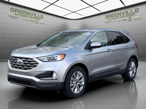 Silver 2024 Ford Edge Titanium