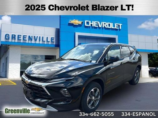 Black 2025 Chevrolet Blazer LT