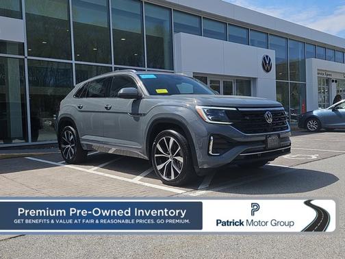 Pure Gray 2024 Volkswagen Atlas Cross Sport 2.0T SEL Premium R-Line SUV