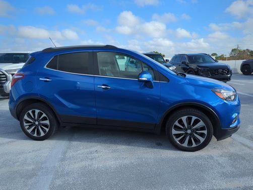 Coastal Blue Metallic 2018 Buick Encore Essence