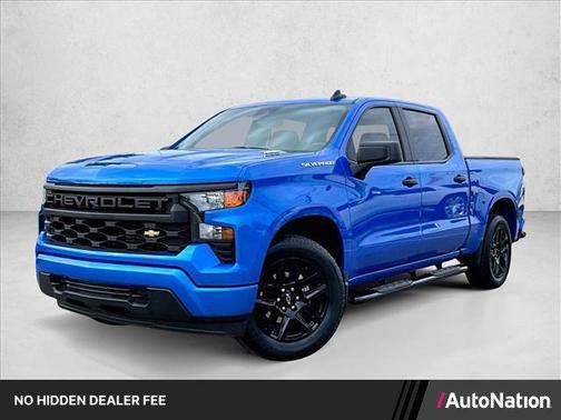 Riptide Blue Metallic 2025 Chevrolet Silverado 1500 Custom