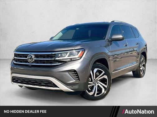 Platinum Gray Metallic 2021 Volkswagen Atlas 3.6L SEL Premium