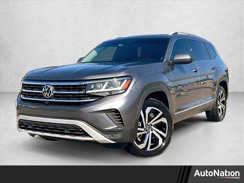 Platinum Gray Metallic 2021 Volkswagen Atlas 3.6L SEL Premium
