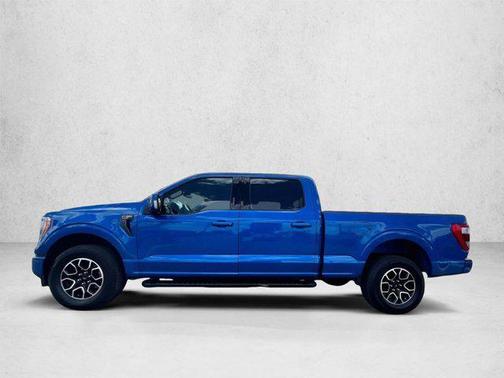 Velocity Blue Metallic 2021 Ford F-150 Lariat