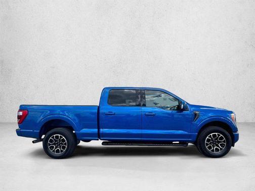 Velocity Blue Metallic 2021 Ford F-150 Lariat