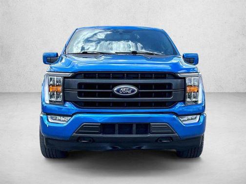 Velocity Blue Metallic 2021 Ford F-150 Lariat