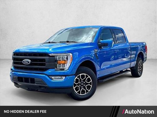 Velocity Blue Metallic 2021 Ford F-150 Lariat