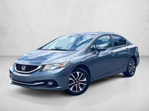 Polished Metal Metallic 2013 Honda Civic EX-L