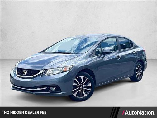 Polished Metal Metallic 2013 Honda Civic EX-L