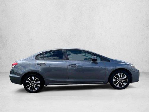 Polished Metal Metallic 2013 Honda Civic EX-L