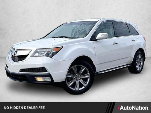 Aspen White Pearl II 2012 Acura MDX 3.7L