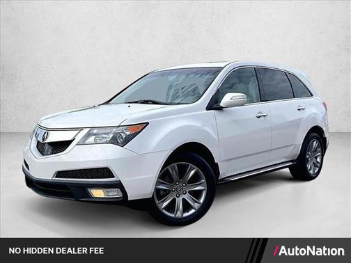 Aspen White Pearl II 2012 Acura MDX 3.7L