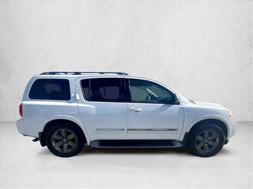 Pearl White 2013 Nissan Armada Platinum