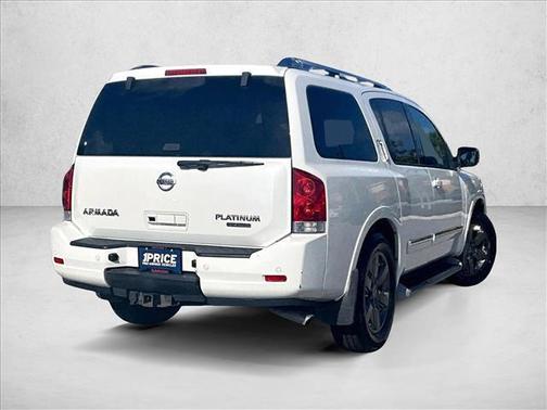 Pearl White 2013 Nissan Armada Platinum