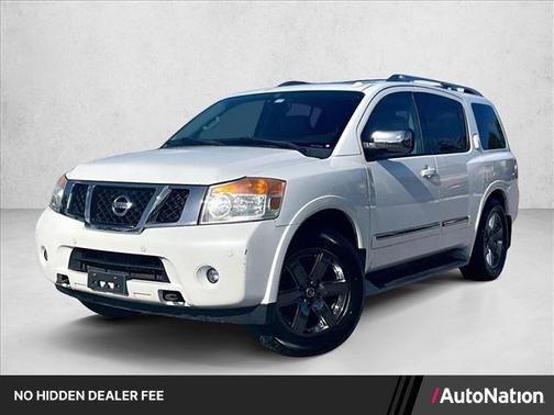 Pearl White 2013 Nissan Armada Platinum