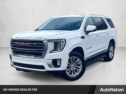 Summit White 2021 GMC Yukon SLT