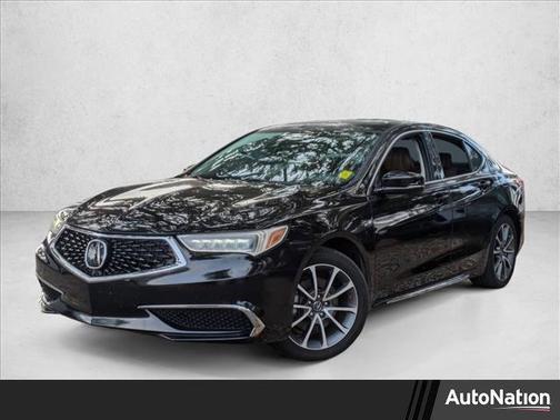 Crystal Black Pearl 2018 Acura TLX Technology