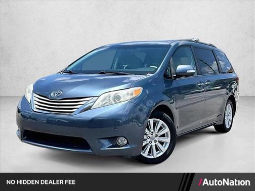 Shoreline Blue Pearl 2013 Toyota Sienna Limited
