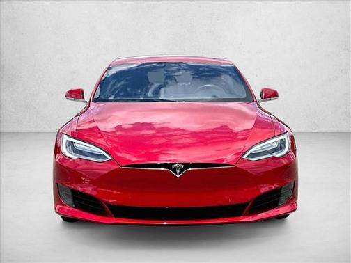 Red Multi-Coat 2017 Tesla Model S 75