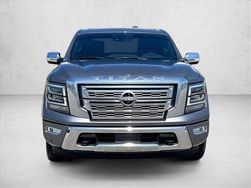 Gun Metallic 2023 Nissan Titan Platinum Reserve
