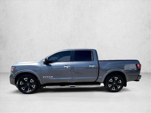 Gun Metallic 2023 Nissan Titan Platinum Reserve
