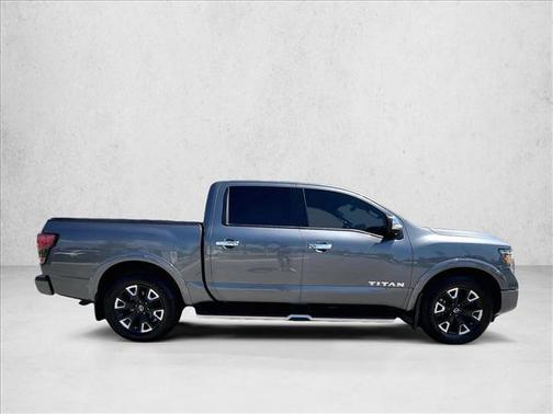 Gun Metallic 2023 Nissan Titan Platinum Reserve