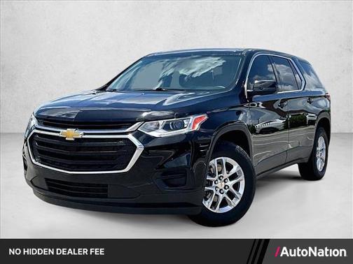 Mosaic Black Metallic 2021 Chevrolet Traverse LS