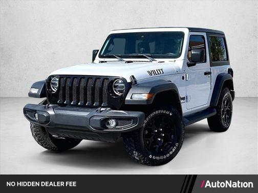 Bright White Clearcoat 2022 Jeep Wrangler Willys