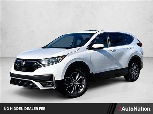Platinum White Pearl 2022 Honda CR-V AWD EX