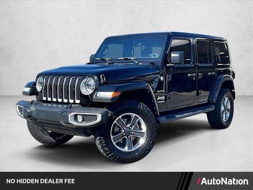 Black Clearcoat 2021 Jeep Wrangler Unlimited Sahara