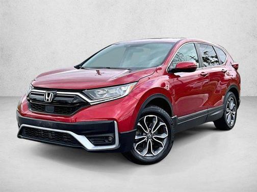 Radiant Red Metallic 2021 Honda CR-V AWD EX