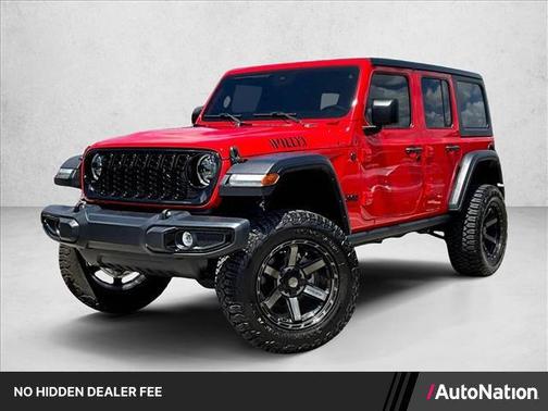 Firecracker Red Clearcoat 2024 Jeep Wrangler Willys