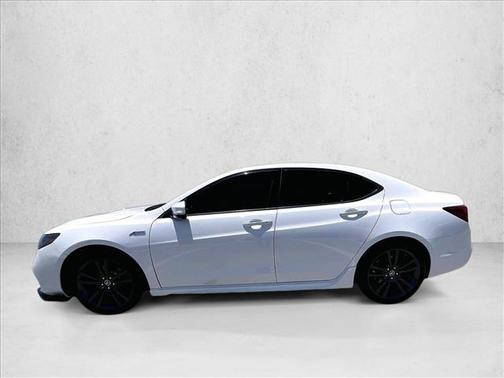 Platinum White Pearl 2020 Acura TLX Technology