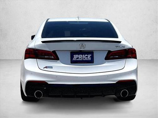 Platinum White Pearl 2020 Acura TLX Technology
