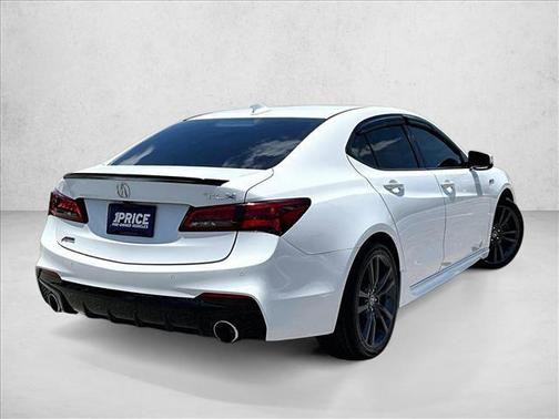Platinum White Pearl 2020 Acura TLX Technology