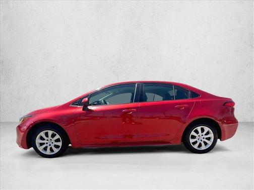 Barcelona Red Metallic 2021 Toyota Corolla LE