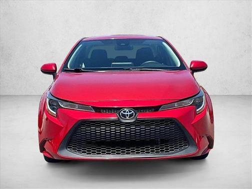Barcelona Red Metallic 2021 Toyota Corolla LE