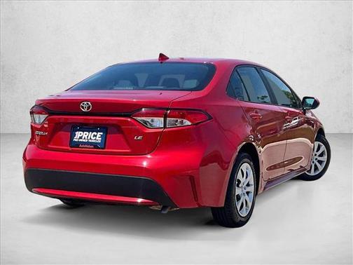 Barcelona Red Metallic 2021 Toyota Corolla LE