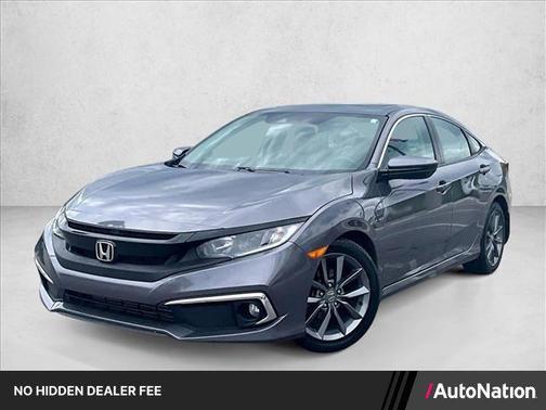 Modern Steel Metallic 2019 Honda Civic EX
