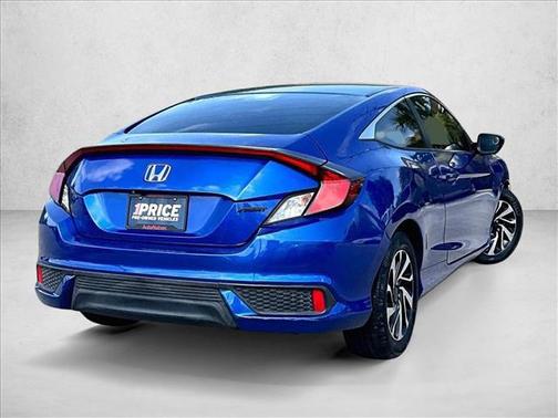 Aegean Blue Metallic 2018 Honda Civic LX-P