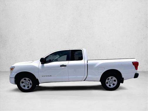 Glacier White 2021 Nissan Titan S