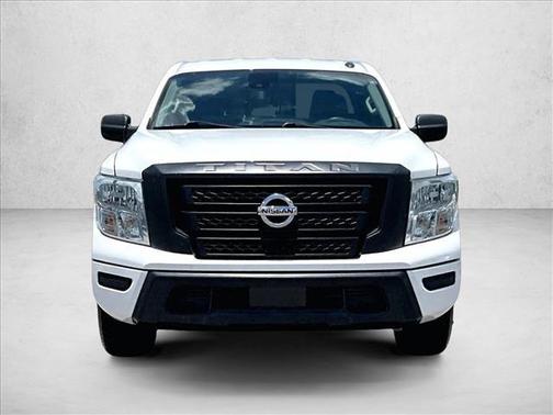 Glacier White 2021 Nissan Titan S