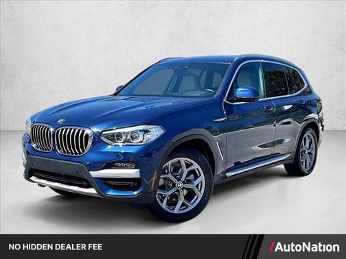 Phytonic Blue Metallic 2021 BMW X3 sDrive30i