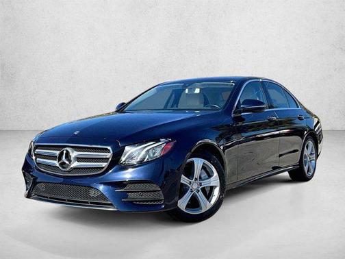 Lunar Blue Metallic 2017 Mercedes-Benz E-Class 4MATIC